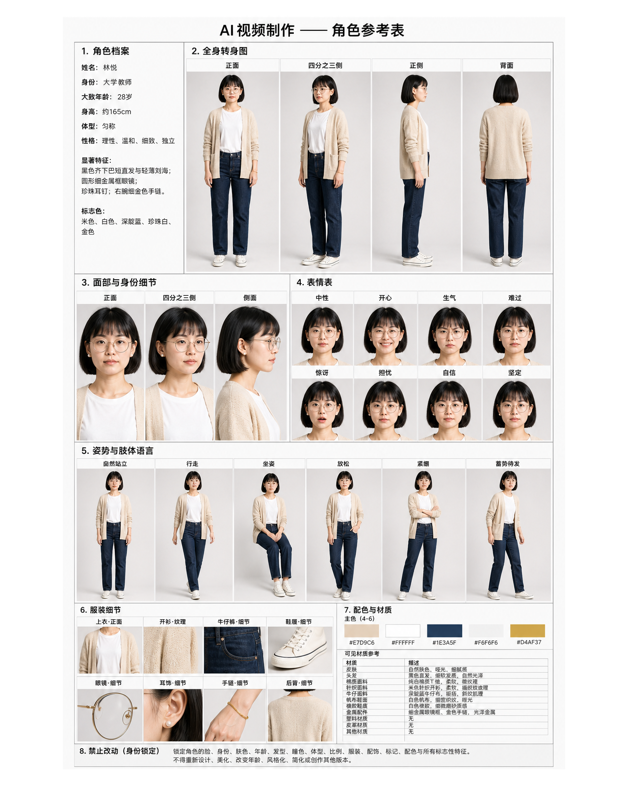 一张角色照，生成完整角色参考表 · 第 2 / 3 张